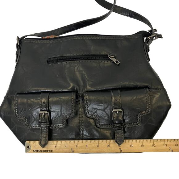 Coral Ridge Women's Black Western Shoulder Bag - Picture 8 of 9